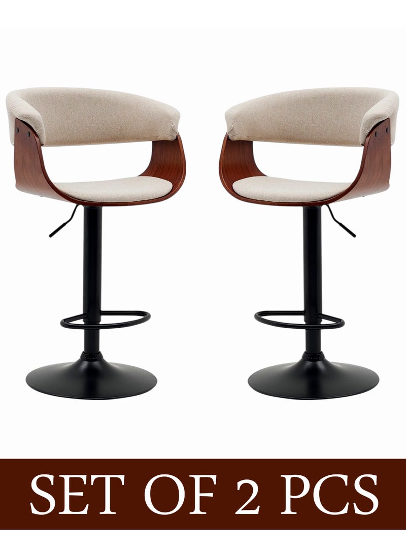 Generic - Set of 2 Pieces Modern Counter Height Barstool - Image 1