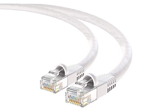 TAKKSON Cat6 Network Cable, 5 Meter (16.4 Feet), High Speed 550MHz / 10 GB Speed, Ethernet Patch Cord, RJ45 LAN Internet Wire with Gold Plated Connectors, Gigabit Category 6 For Modem, Router, Switch - Image 1
