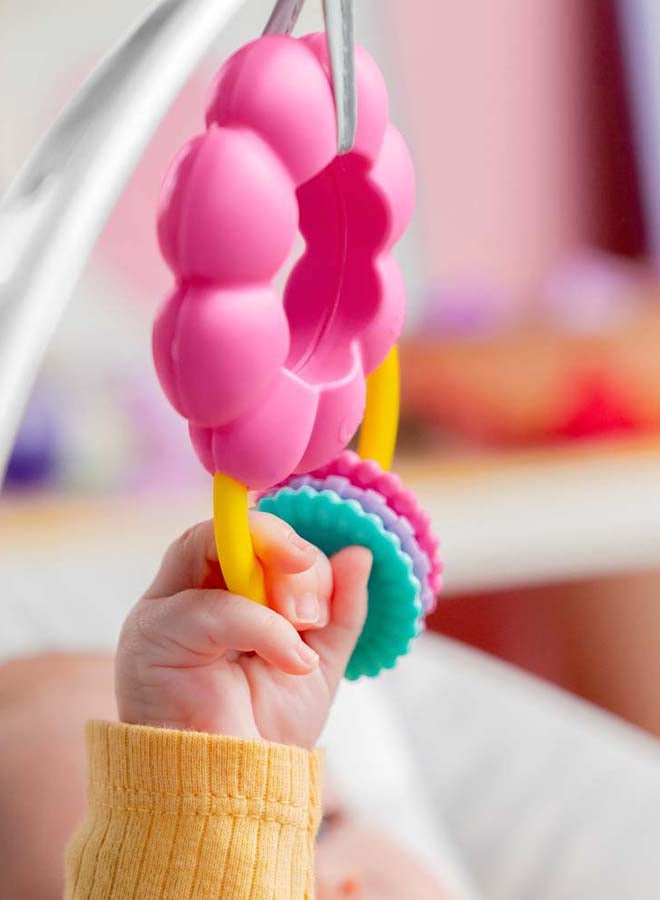 Bright Starts Rosy Rainbow Infant to Toddler Rocker - Image 5