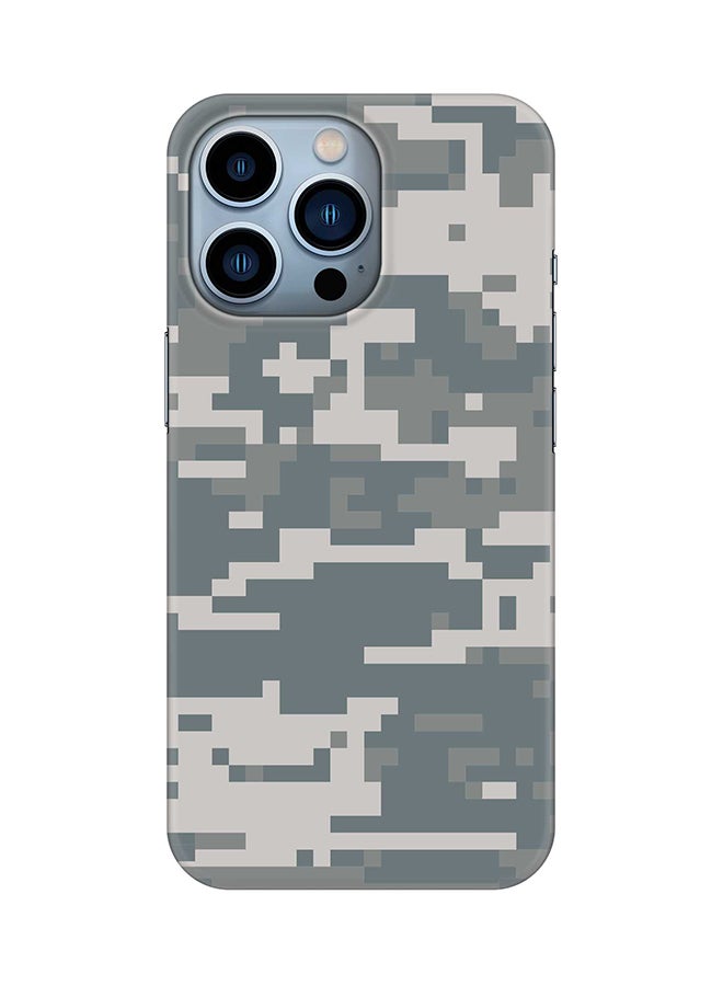 Stylizedd Case for Apple iPhone 14 Pro Slim Snap Classic Series Mobile Cover Hard PC Shield Matte Finish Print - Digital Camo 