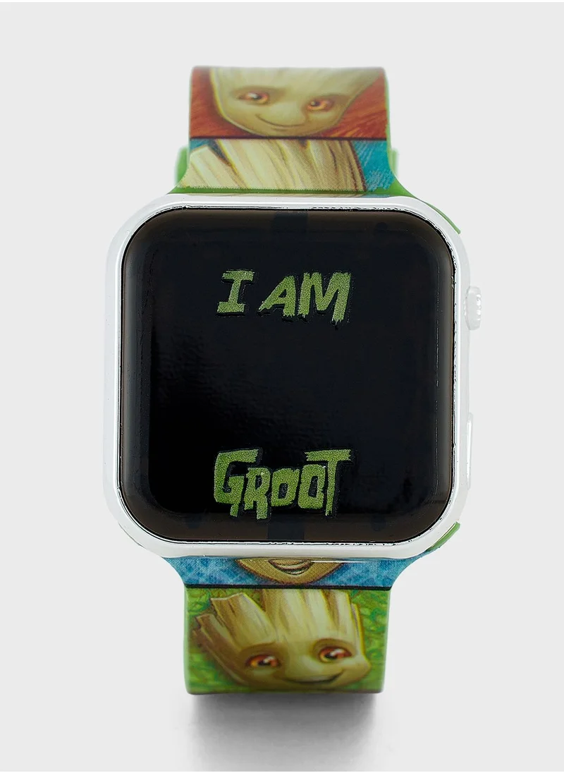 GUARDIANS OF THE GALAXY Guardian Of The Galaxy Boys LED watch Watch Multicoloured Plastic Strap, GLX4001