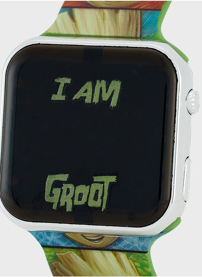 GUARDIANS OF THE GALAXY Guardian Of The Galaxy Boys LED watch Watch Multicoloured Plastic Strap, GLX4001