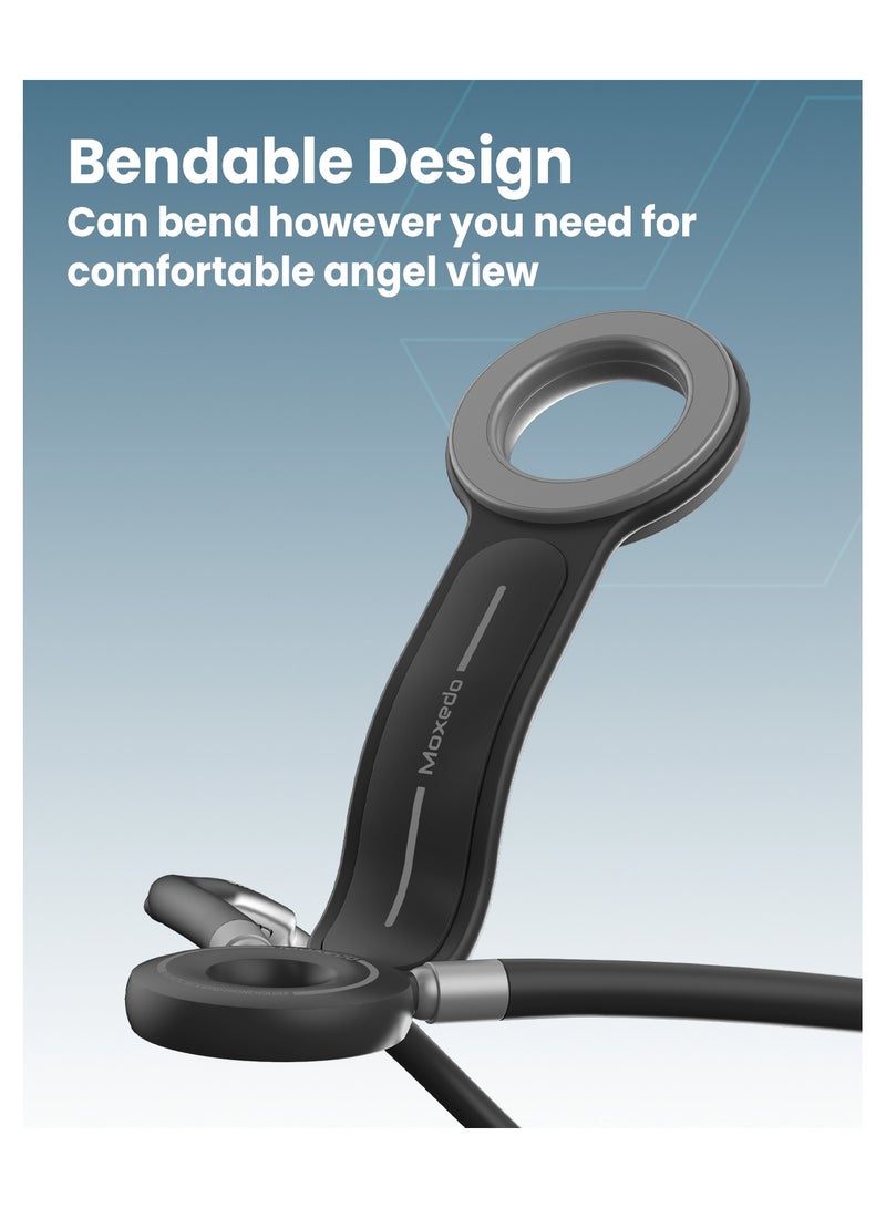Moxedo Magnetic Neck Band Bendable Adjustable Phone Mount Stand Holder for Filmmaking and Photography Compatible for iPhone 16/15/14/13/12 Series and Android Phones - Image 4