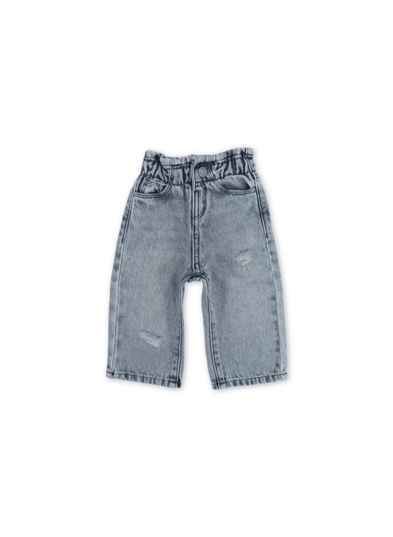 Baby Girls Denim Pants - Image 1