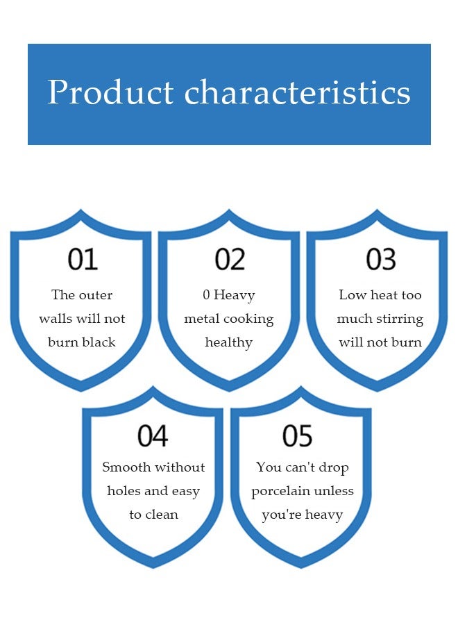 DUNISO غلاية تقليدية مينا، غلاية ذات فوهة طويلة عتيقة، غلاية منزلية مينا، يمكن تسخينها، مناسبة لأجهزة الطهي بالحث، مواقد الغاز، ومواقد السيراميك الكهربائية، تستخدم للشاي، الماء، والزيت (1.1 لتر) - Image 4