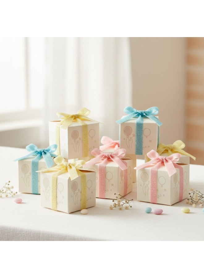 Premium Glossy Satin Ribbon (274cm Length x 1.16cm Width) - For Gift Wrapping, Floral Arrangements, and DIY Crafts - Vibrant Decorative Ribbon for Weddings & Parties, 4 Pcs - Image 4