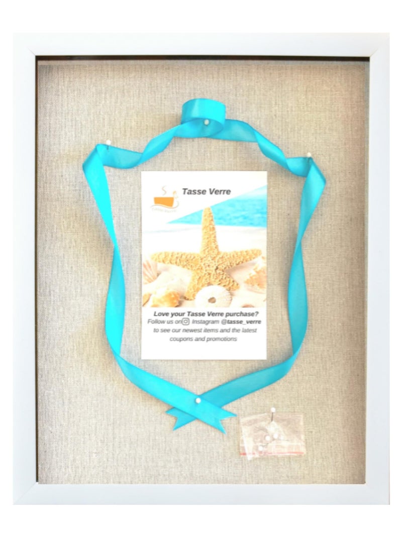 Tasse Verre Tasse Verre White 12x15 Shadow Box Frame Shadowbox Suitable for Displaying Dried Flowers Photos Handicrafts Gifts for Birthday Wedding Anniversaries Graduations and Holidays 