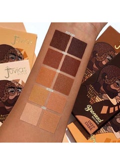 Juvia's Place Juvia's Place Bronzed Duo Bronzer Tan - Soft Matte Bronzer, Contour Powder, Bronzer Pressed Powder, Long-Wearing & Buildable Bronzing Powder - Suitable for Tan Skin Tone  - Image 5