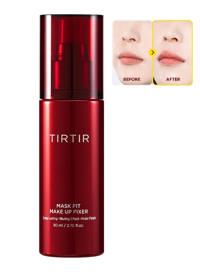 TIRTIR Mask Fit Make-Up Fixer 80ml, 24H Long Lasting Makeup Finishing Setting Spray, Lightweight and Non-Greasy - Image 1
