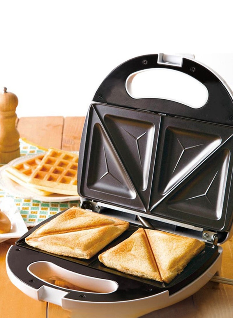 Hi Max Non-Stick Electric Triangle Sandwich And Waffle Maker 750 Watts - Image 3
