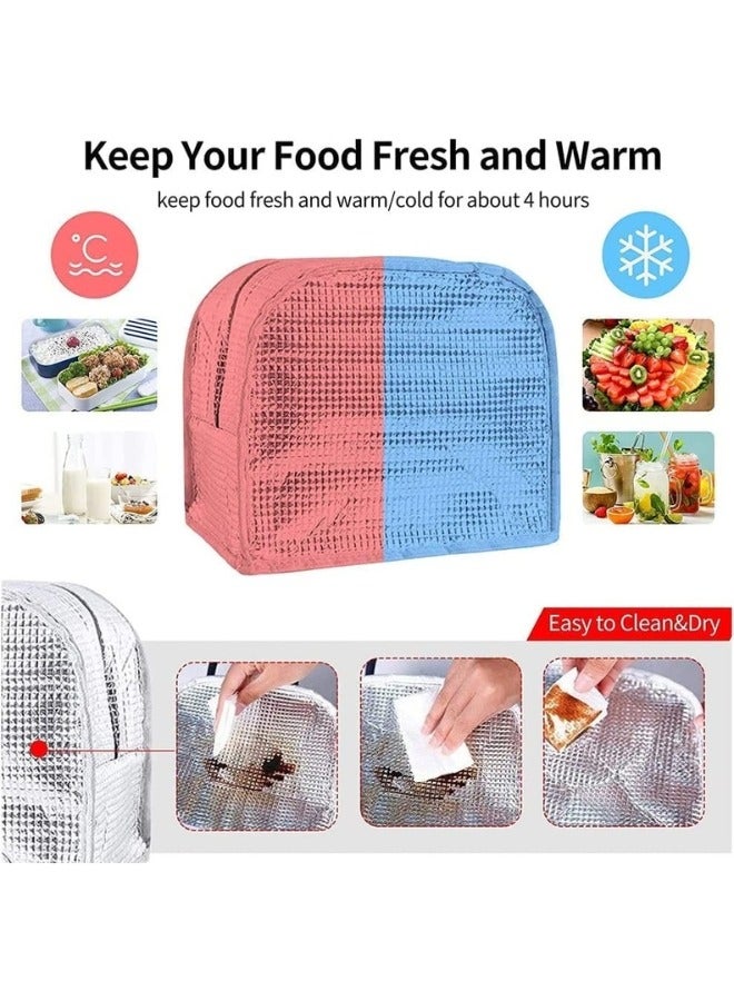 Portable Foldable Hot and Cold Food and Drink Bag - Thermal Bag (Black) - Image 5