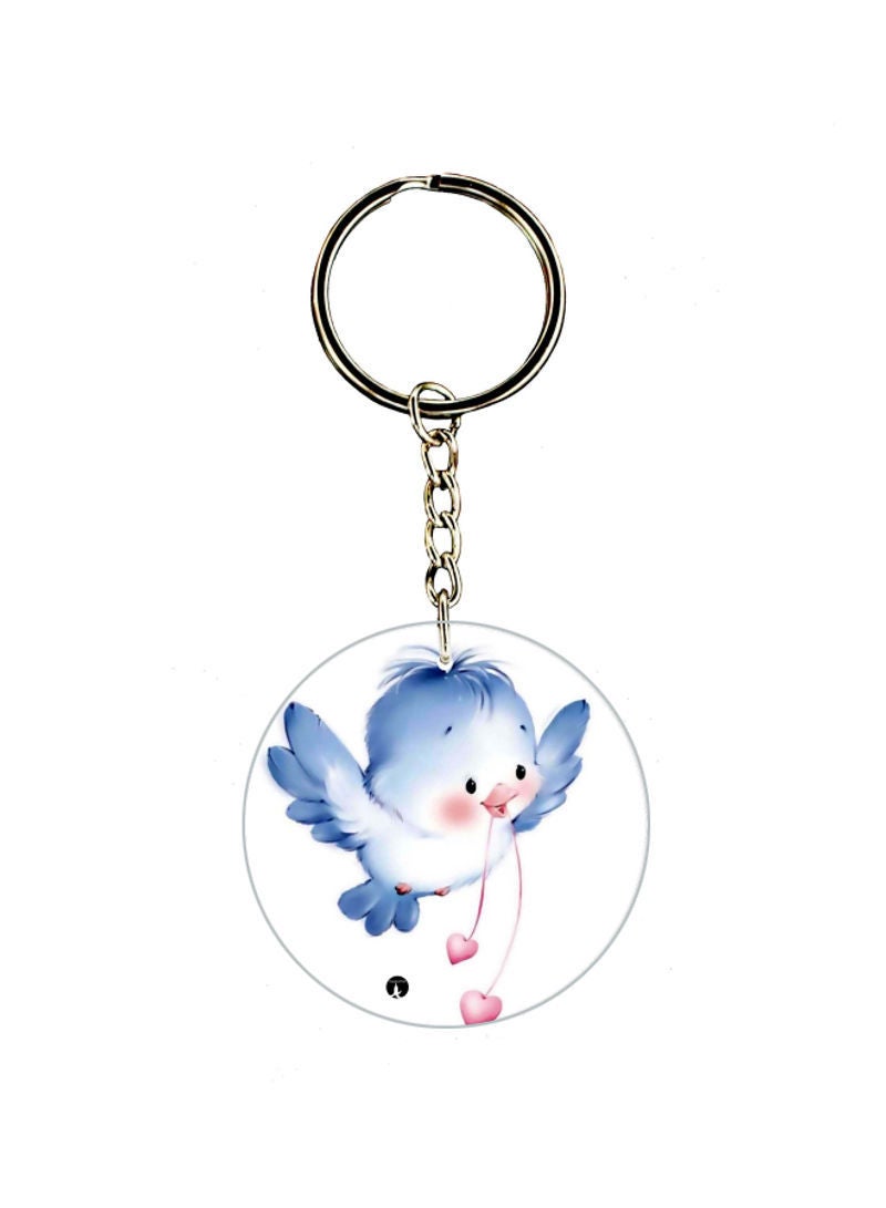 RKN Birds Printed Keychain