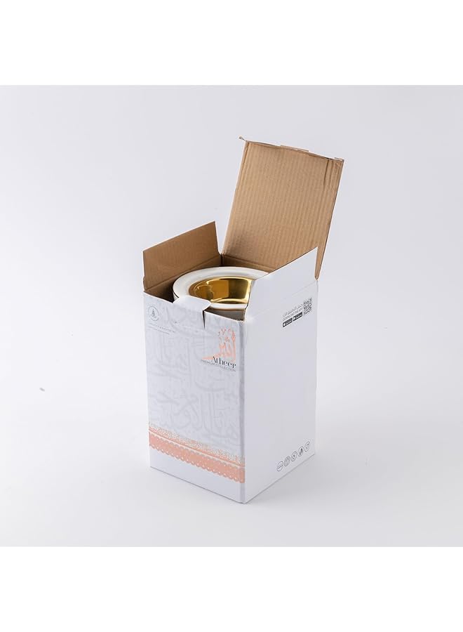 erorex Atheer Incense Burner White Gold - Image 3