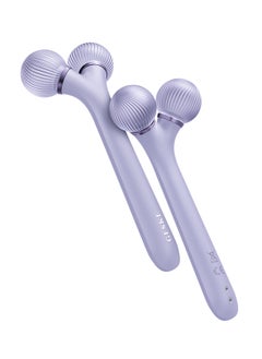 GESKE SmartAppGuided Sonic Facial Roller | 4 in 1 | Facial Dermasmooth Stimulator | Derma Roll | Professional Facial Roller | Derma Roller for Skincare and Beauty Routine | Smooth Skin - Purple  - Image 4
