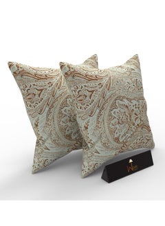 Wooden Twist Reposa Floral Print Jute & Cotton Fabric Cushion Cover  - Image 5