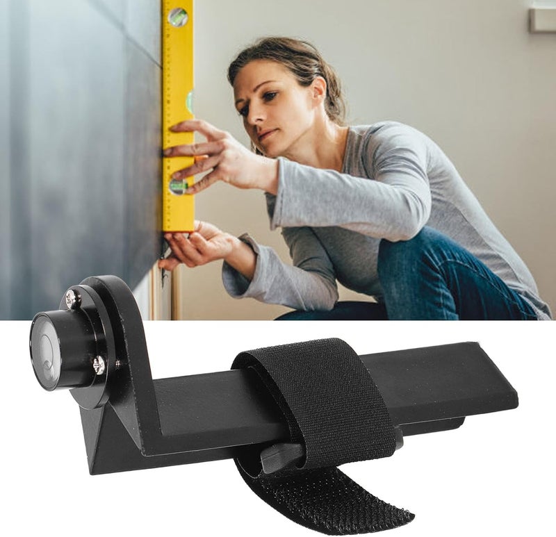 Adjustable Grade Rod Level, Aluminum Construction Horizontal Bubble Level for 1 to 1.25in Round and Rectangular Rods with 40 Minute Sensitivity - Image 2