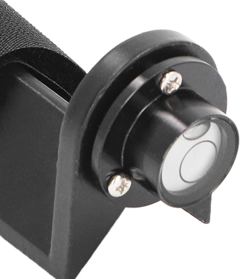 Adjustable Grade Rod Level, Aluminum Construction Horizontal Bubble Level for 1 to 1.25in Round and Rectangular Rods with 40 Minute Sensitivity - Image 5