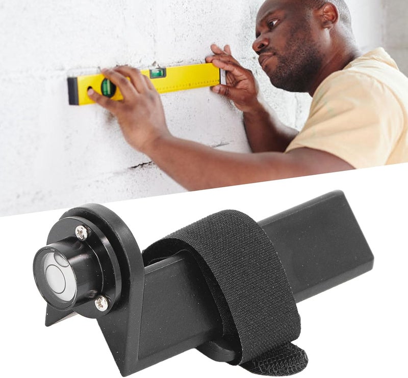 Adjustable Grade Rod Level, Aluminum Construction Horizontal Bubble Level for 1 to 1.25in Round and Rectangular Rods with 40 Minute Sensitivity - Image 3