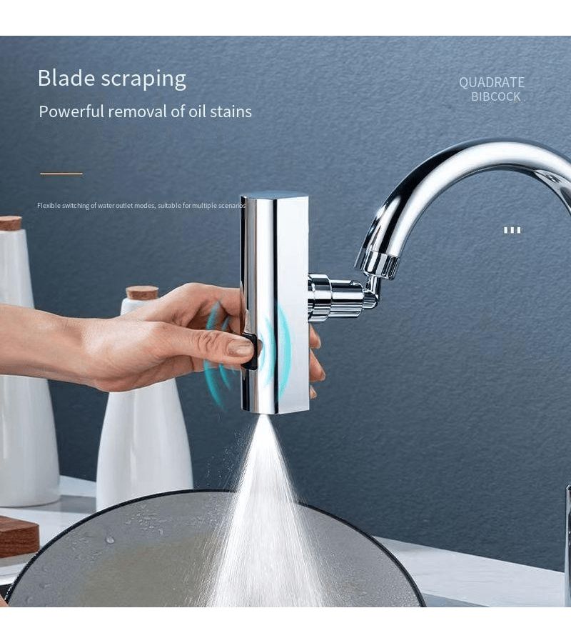 1pc Kitchen Faucet with 360 Degree Rotating Waterfall And 3 Flow Modes - Image 1