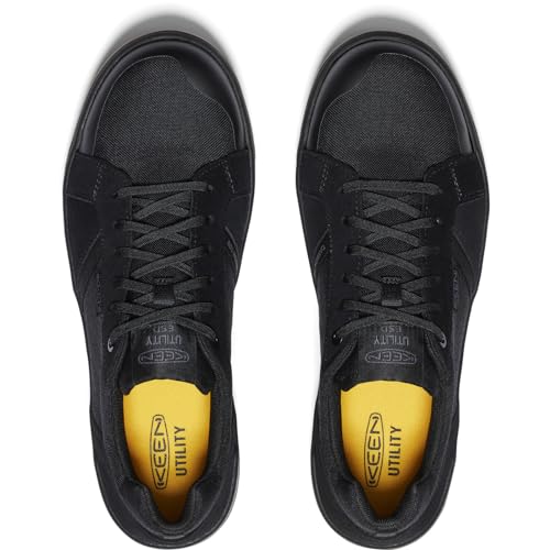 KEEN Utility Men's Kenton Low Height Composite Toe ESD Breathable Work Sneakers,Black/Gum,13 - Image 5