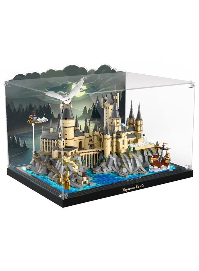 NAOCARD Acrylic Display Case for Lego Harry Potter Hogwarts Castle and Grounds 76419 Building Set, Dustproof Display Box for Harry Potter Playset, Perfect Display Model (Box Only ,Model NOT Included)… - Image 1