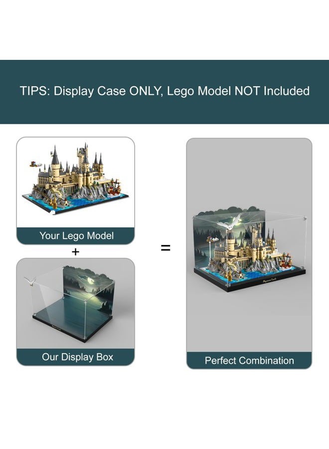 NAOCARD Acrylic Display Case for Lego Harry Potter Hogwarts Castle and Grounds 76419 Building Set, Dustproof Display Box for Harry Potter Playset, Perfect Display Model (Box Only ,Model NOT Included)… - Image 3