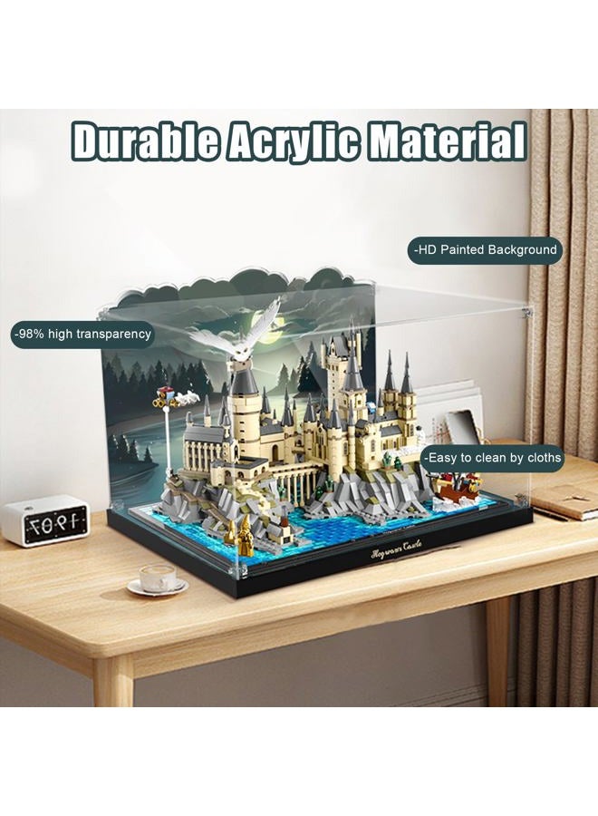NAOCARD Acrylic Display Case for Lego Harry Potter Hogwarts Castle and Grounds 76419 Building Set, Dustproof Display Box for Harry Potter Playset, Perfect Display Model (Box Only ,Model NOT Included)… - Image 4