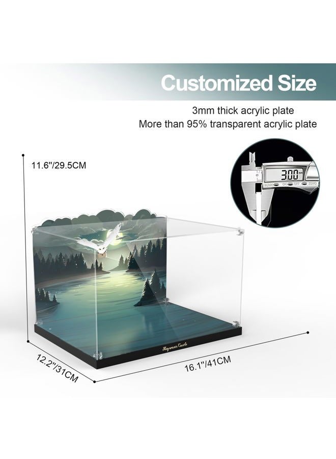 NAOCARD Acrylic Display Case for Lego Harry Potter Hogwarts Castle and Grounds 76419 Building Set, Dustproof Display Box for Harry Potter Playset, Perfect Display Model (Box Only ,Model NOT Included)… - Image 5