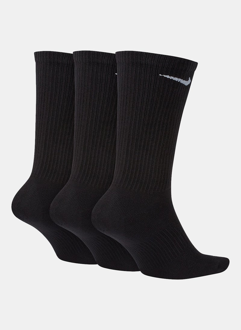 Nike Unisex Nike Everyday Plus Lightweight Crew Socks – 3-Pack - Image 1