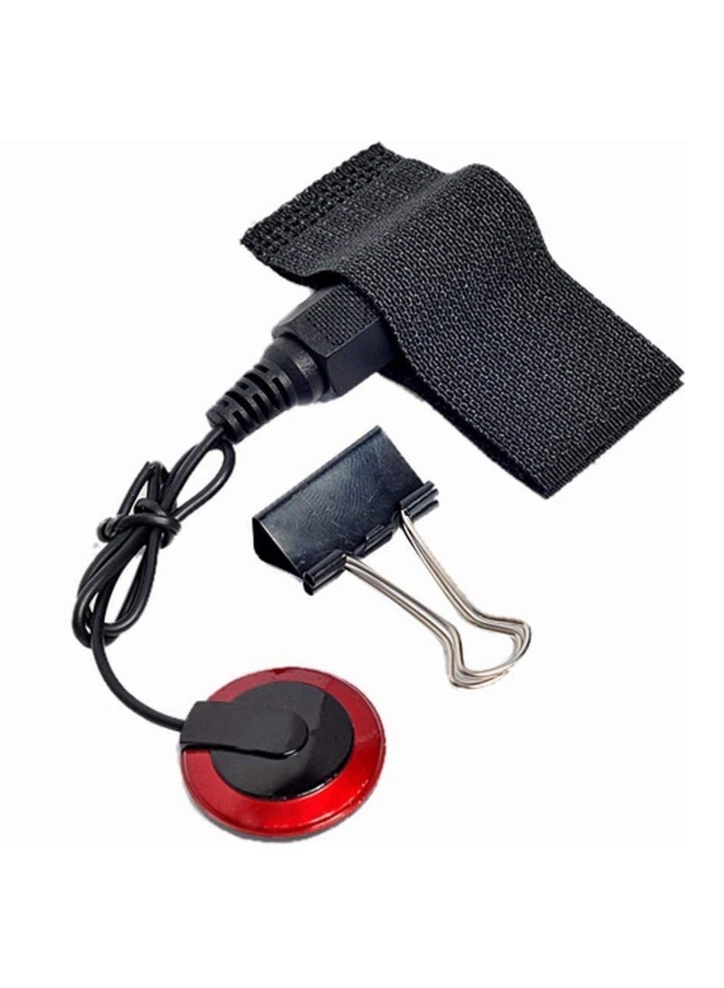 Generic Eoocvt 5pcs Piezo Contact Microphone Pickup For Guitar Violin Viola Cello Banjo - Black Red - Image 2