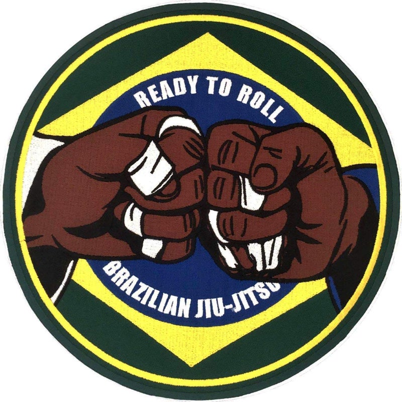رقعة جيو جيتسو البرازيلية جاهزة للاستخدام 47 بوصة دائرية للخياطة على رقع BJJ لبدلة BJJ تطريز مفصل وإكسسوارات وهدايا لجيو جيتسو