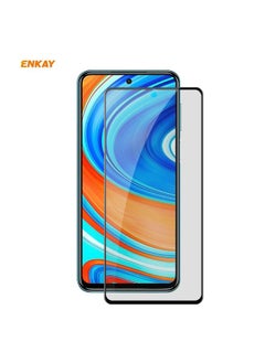 ENKAY Screen Protector For Redmi Note 9S / Note 9 Pro  ENKAY Hat-Prince 0.26mm 9H 6D Privacy Anti-spy Full Screen Tempered Glass Film 