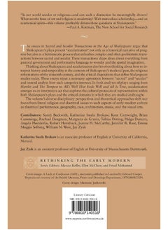 Sacred and Secular Transactions in the Age of Shakespeare  - Image 1