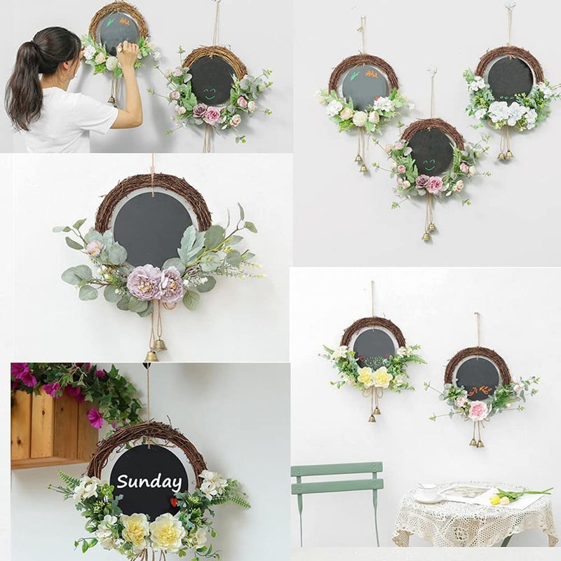 Byher Grapevine Wreath, 2 PCS 12 Inch Natural Vine Wreath for Crafts (Wreath Frame) - Image 4