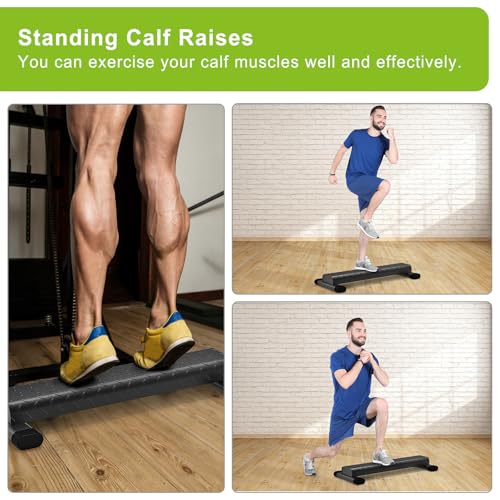 Kipika Versatile Calf Raise Bar - Heavy Duty Steel Standing Calf Raise Machine for Home Gym, Anti-Slip Design - Perfect for Calf Raises, Squats, Foot Stretches & Dip Exercises - Supports up to 800lbs (C: (4.7" Wide Tube)) - Image 2