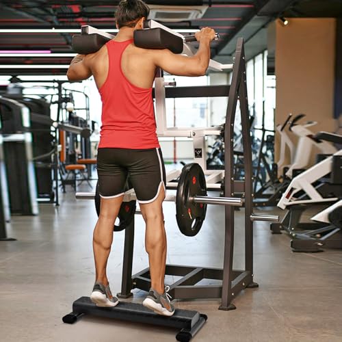 Kipika Versatile Calf Raise Bar - Heavy Duty Steel Standing Calf Raise Machine for Home Gym, Anti-Slip Design - Perfect for Calf Raises, Squats, Foot Stretches & Dip Exercises - Supports up to 800lbs (C: (4.7" Wide Tube)) - Image 5