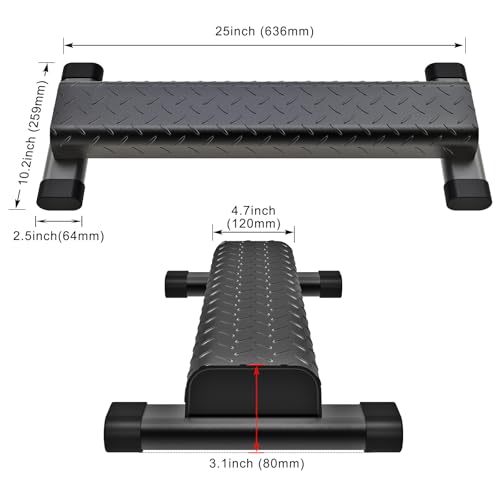 Kipika Versatile Calf Raise Bar - Heavy Duty Steel Standing Calf Raise Machine for Home Gym, Anti-Slip Design - Perfect for Calf Raises, Squats, Foot Stretches & Dip Exercises - Supports up to 800lbs (C: (4.7" Wide Tube)) - Image 4