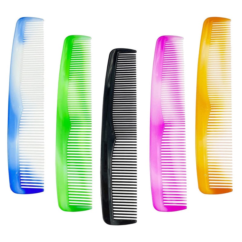 zYoung 50 Pcs Hair Combs Set Pocket Fine Plastic Hair Combs for Women and Men Fine Dressing Comb