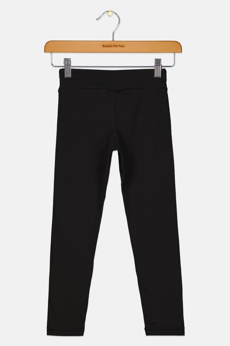 PUMA Kids Girl Sportswear Fit Outdoor Legging, Black  - Image 2