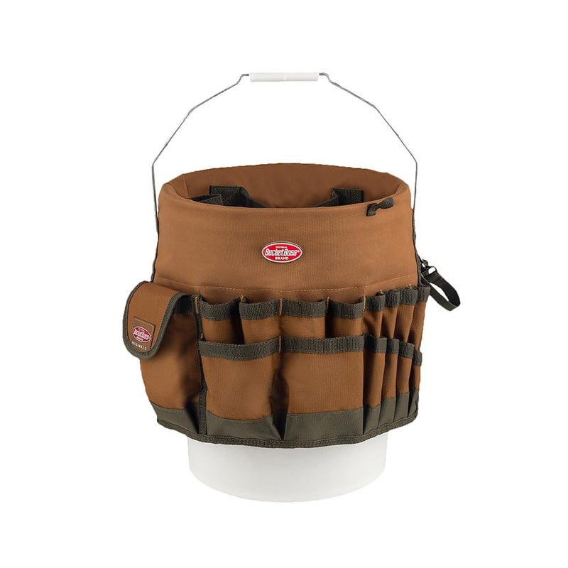 Bucket Boss باكت بوس - منظم أدوات دلو باكتير باللون البني، 10030 - Image 1