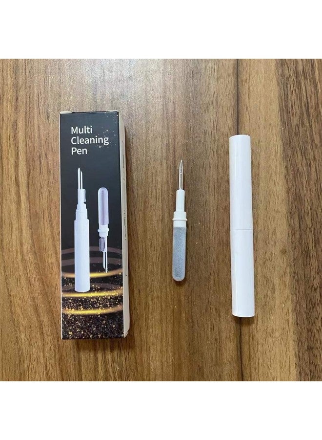 Bluetooth Headset Cleaning Pen Dust Cleaner Computer Keyboard Cleaning Set-Color:1st Generation White (pearl Bag)