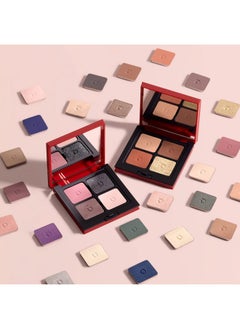 Diego dalla Palma Customizable Eyeshadow Palette Practical And Functional Magnetic Compact Includes A Mirror 4 Slots For Replaceable Eyeshadows Comes In Iconic Red Color Refill System 1 Pc  - Image 5