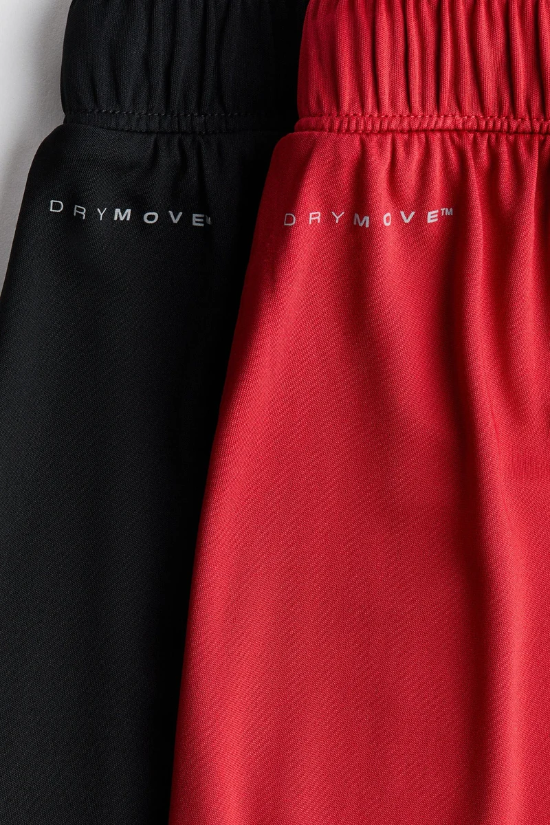 H&M 2-pack football shorts with DryMove™