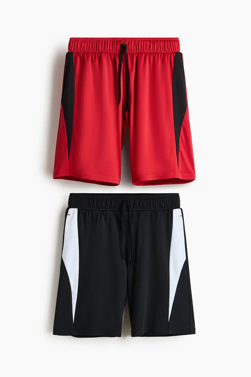 H&M 2-pack football shorts with DryMove™