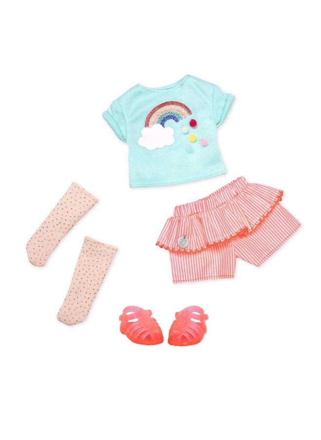 Colorful As A Rainbow Summer Outfit 14 Inch Doll Clothes Toys Clothes And Accessories For Girls 3 Year Old And Up - pzsku/Z71ABF9ABB2ACF606BC97Z/45/_/1692164023/cf7f4bed-6d24-4e81-a87d-442b7751b7f0