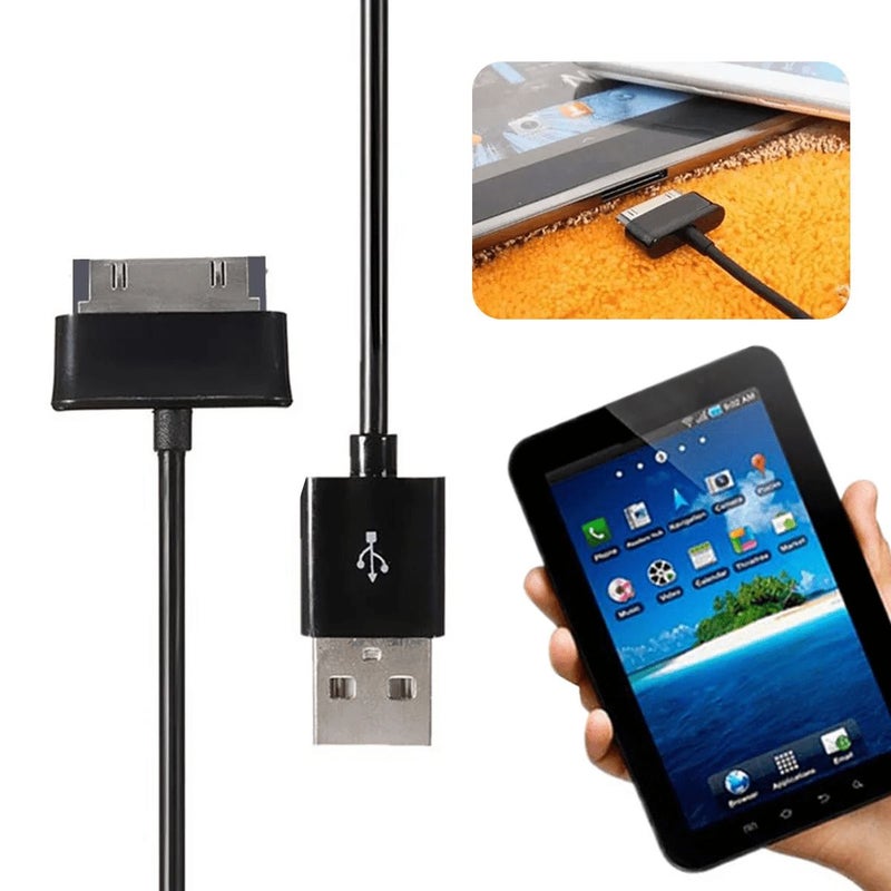 كابل شحن USB لشحن البيانات لجهاز سامسونج جالاكسي تاب، بطول متر واحد (39.37 بوصة) - Image 3