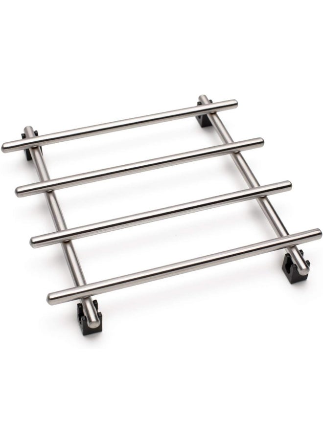 Stainless Steel Trivet Pot Stand, Heat Resistant Kitchen Hot Pot Holder with Non-Slip Protective Feet, Cookware Rack Kitchen Accessories, Table and Countertop Protector - Image 2