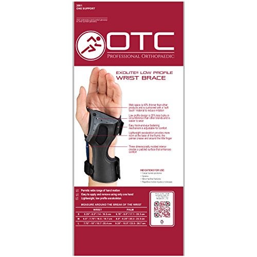 OTC دعامة المعصم OTC، هيكل خارجي مصبوب، منخفضة البروفايل، إكزولايت، كبيرة - Image 5