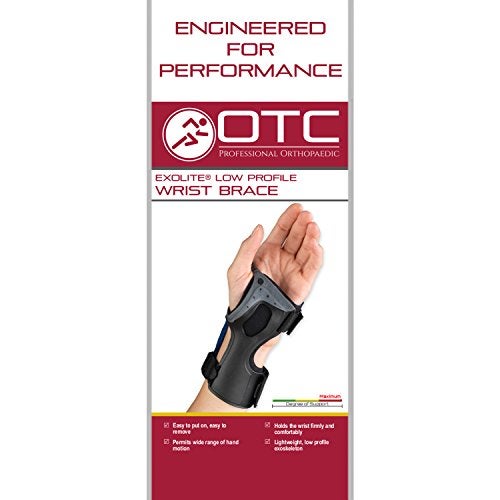 OTC دعامة المعصم OTC، هيكل خارجي مصبوب، منخفضة البروفايل، إكزولايت، كبيرة - Image 4