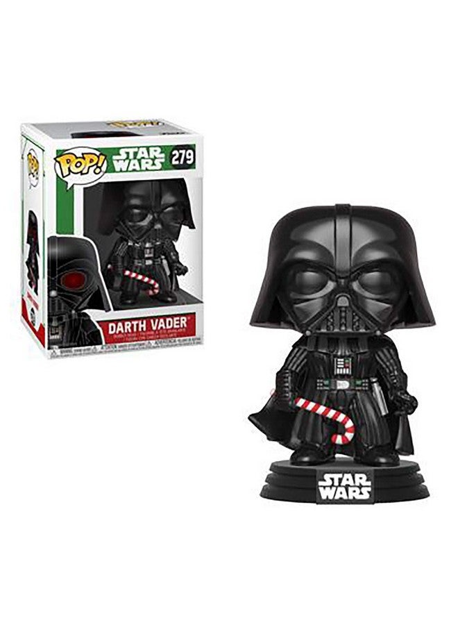 Funko Pop Star Wars: Holiday - Darth Vader with Candy Cane (Styles May Vary) Collectible Figure, Multicolor - Image 1